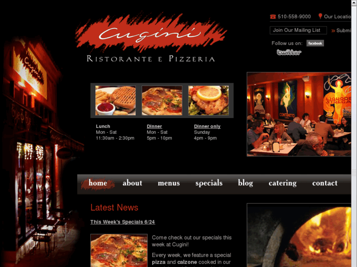 www.cuginirestaurant.com