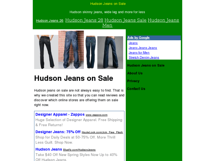 www.hudsonjeansonsale.com