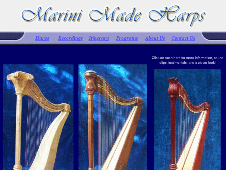 www.marinimadeharps.com