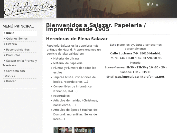 www.papeleriasalazar.es