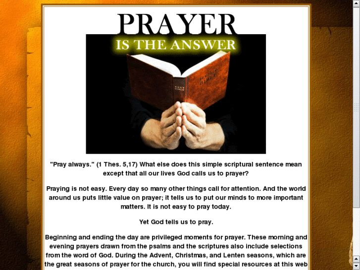 www.prayeristheanswer.com