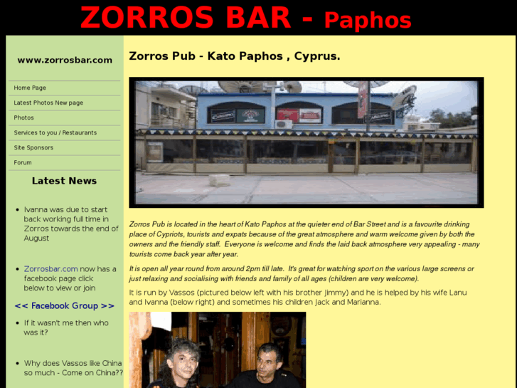 www.zorrosbar.com