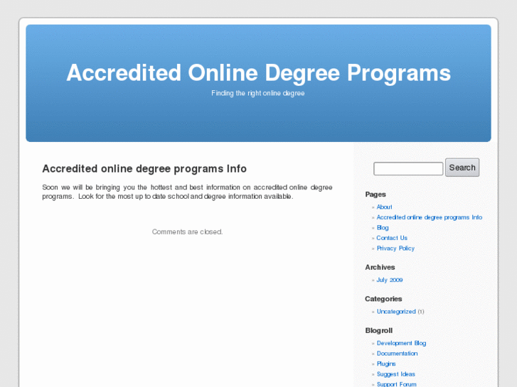 www.accreditedonlinedegreeprograms.org