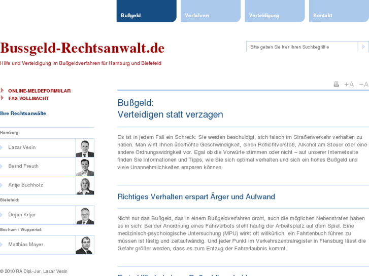 www.bussgeld-rechtsanwalt.de