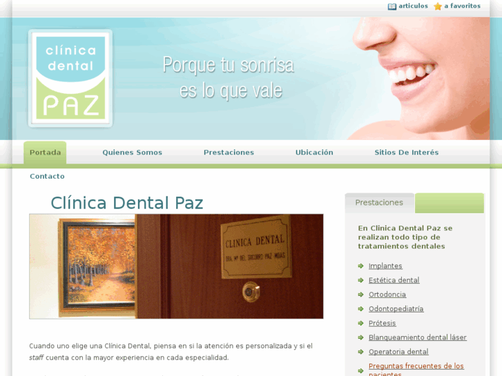 www.clinicadentalpaz.net