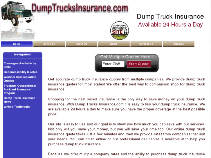 www.dumptrucksinsurance.com