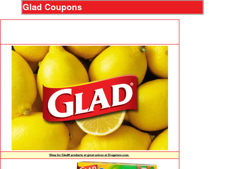 www.gladcoupons.com