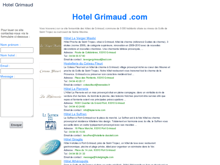 www.hotelgrimaud.com