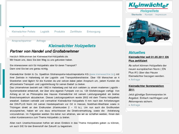 www.kleinwaechter-holzpellets.de