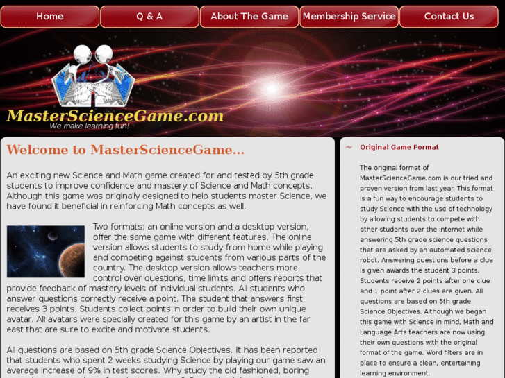 www.mastersciencegame.com