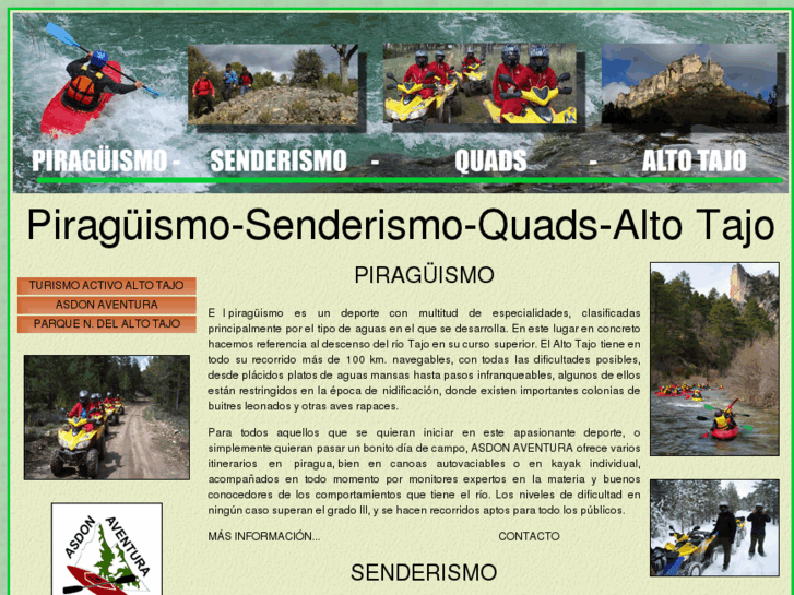 www.piraguismo-senderismo-quads-alto-tajo.com