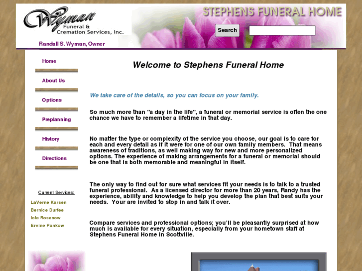 www.stephensfuneralhome.net