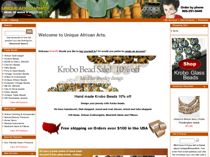 www.uniqueafricanarts.com