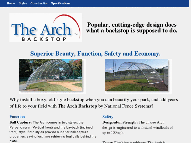 www.archbackstop.com