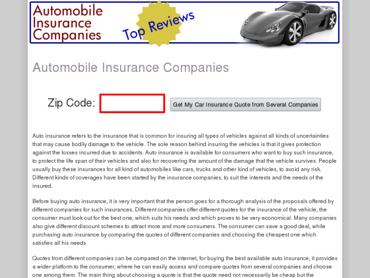 www.automobileinsurancecompany.net