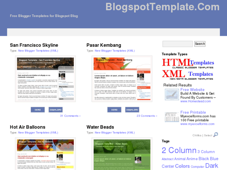 www.blogspottemplate.com