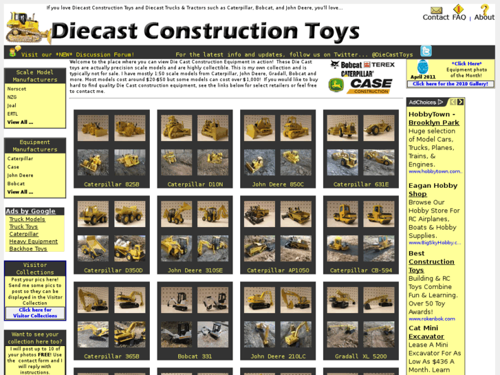 www.diecastconstructiontoys.com