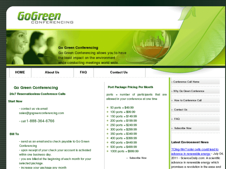 www.gogreenconferencing.com