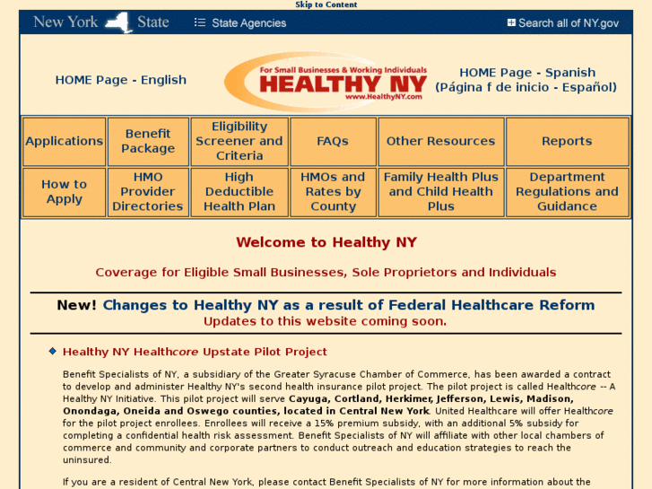 www.healthy-ny.org