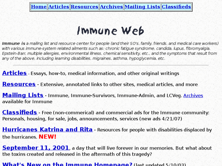 www.immuneweb.org