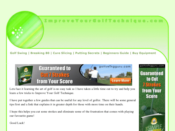 www.improveyourgolftechnique.com