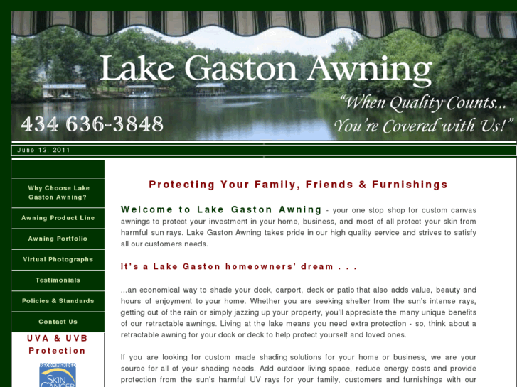 www.lakegastonawning.com