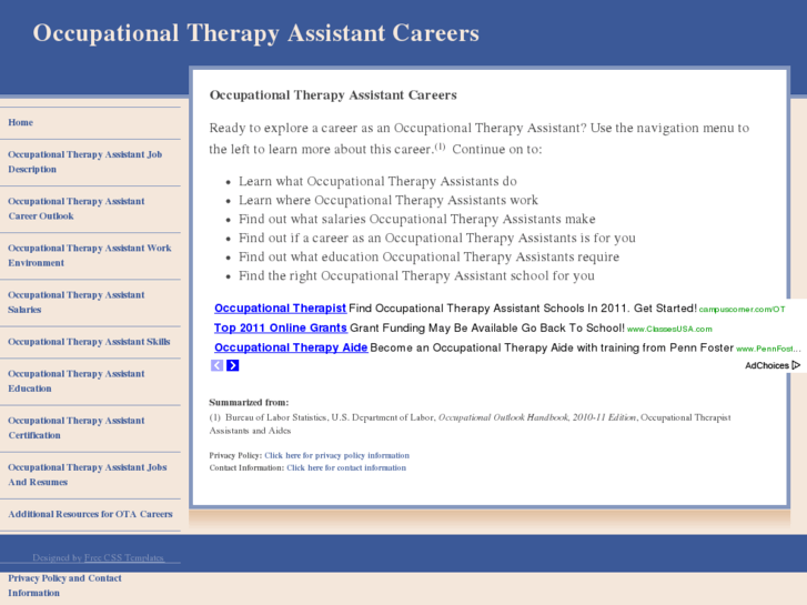 www.occupationaltherapistassistant.net