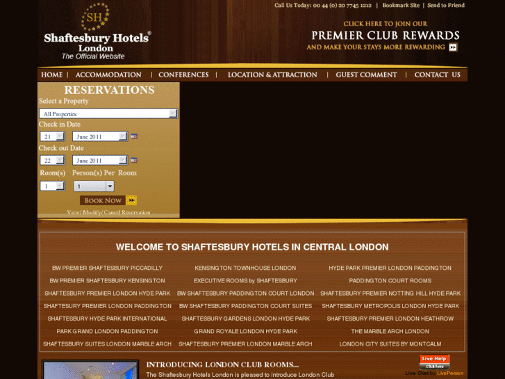 www.shaftesburyhotels.com