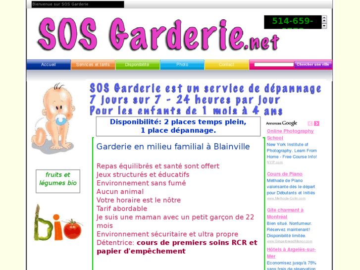 www.sosgarderie.net