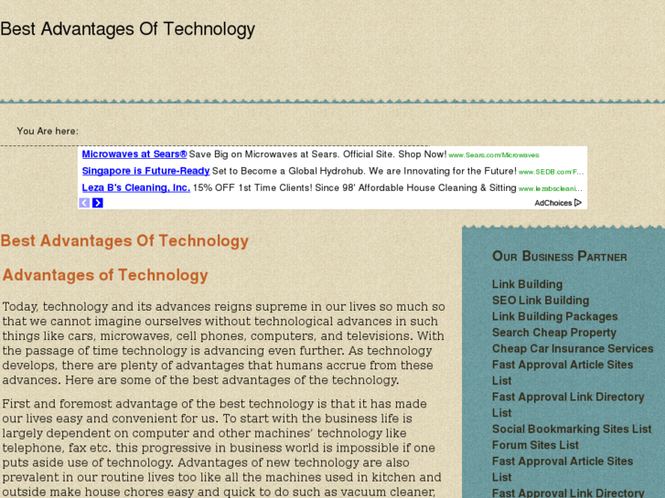 www.bestadvantagesoftechnology.com