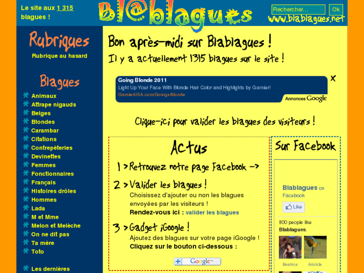 www.blablagues.info