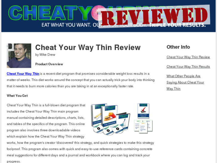 www.cheatyourwaythinreviewed.com