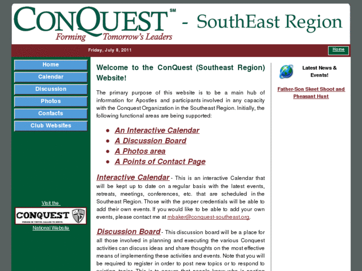 www.conquest-southeast.org