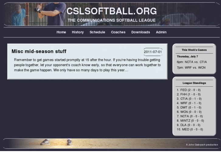 www.cslsoftball.org