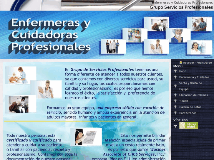 www.enfermerasycuidadorasprofesionales.com