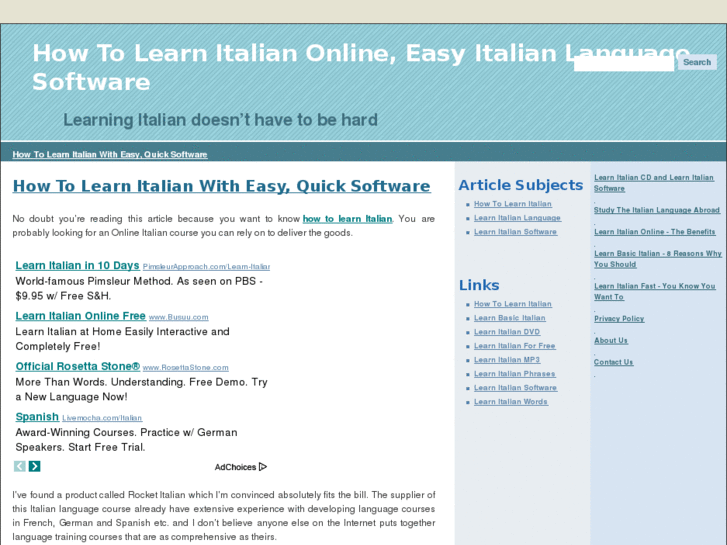 www.howtolearnitalian.net