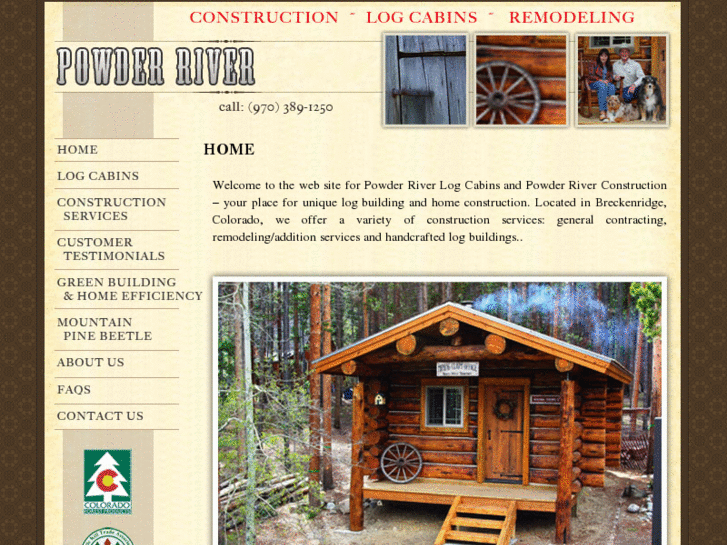 www.powderriverlogcabins.com