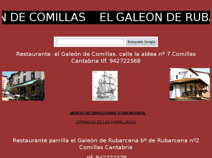 www.restaurantegaleon.com