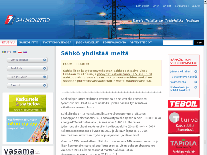 www.sahkoliitto.fi