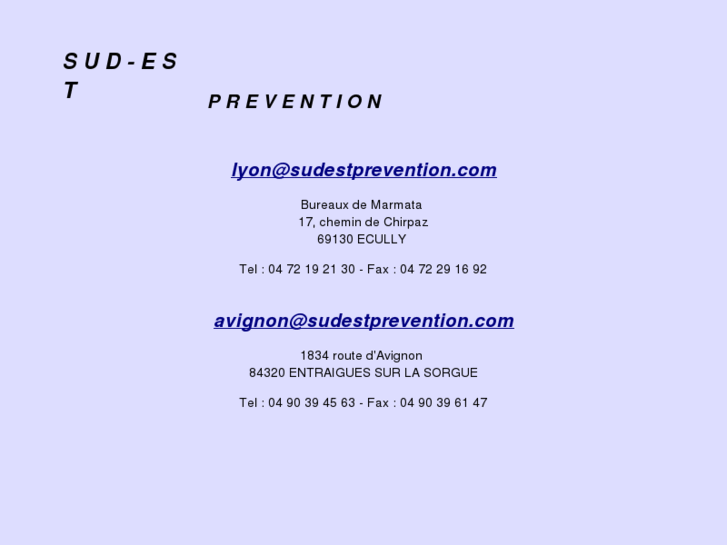 www.sudestprevention.com