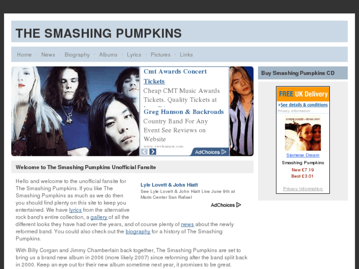 www.thesmashingpumpkins.info