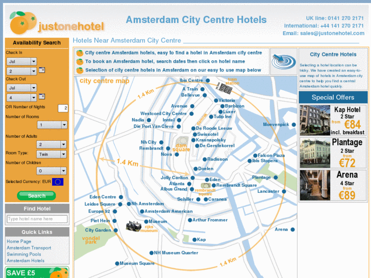 www.amsterdamcitycentrehotels.co.uk