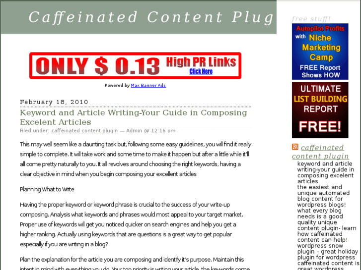 www.caffeinatedcontentplugin.com