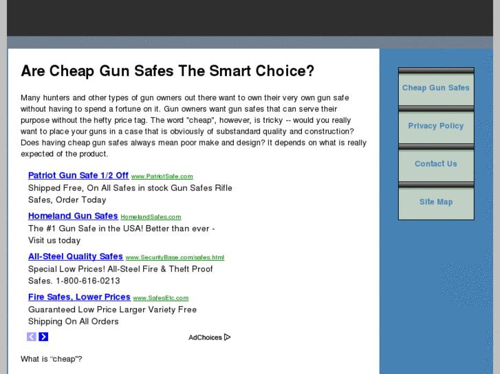 www.cheapgunsafes.net