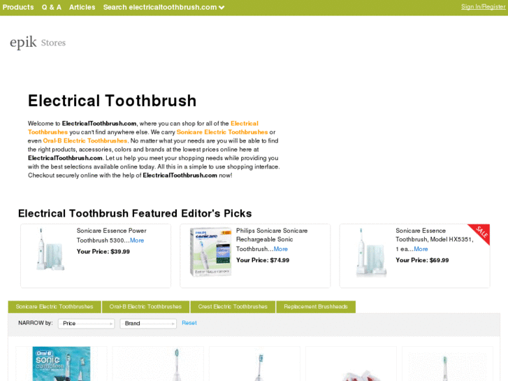 www.electricaltoothbrush.com