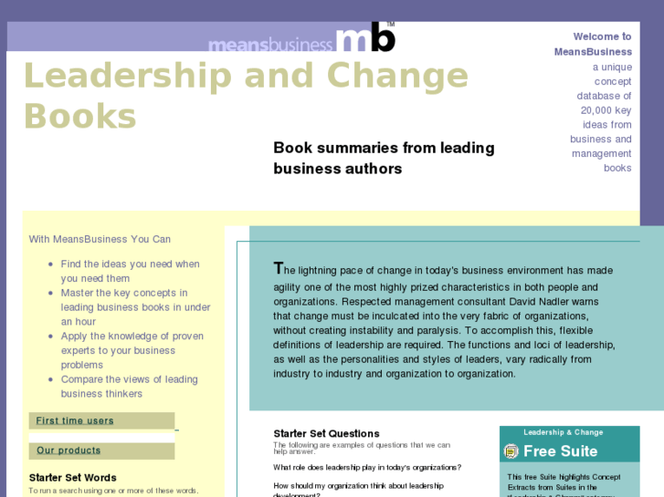 www.leadershipandchangebooks.com