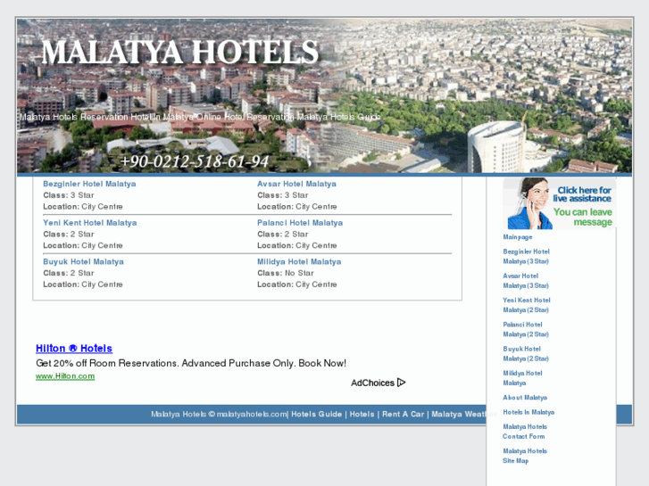 www.malatyahotels.com