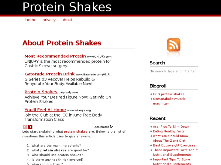 www.theproteinshakes.com