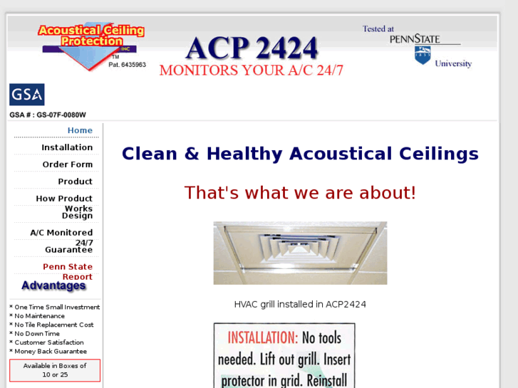 www.accousticalceilingprotection.com