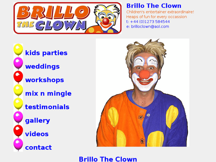 www.brillotheclown.co.uk